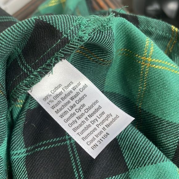 True Craft Flannel Plaid Button Down Shirt Top Cotton XL - Picture 6 of 6